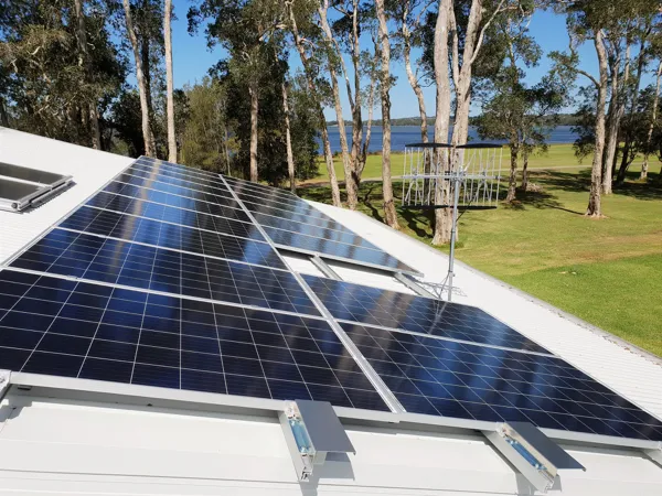 Solar panel image from the SolarPath Facebook page.