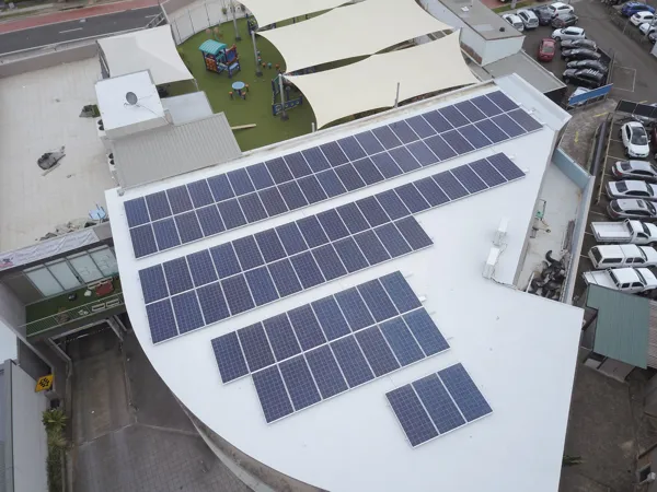 Commercial solar power project, image from the Space Solar Facebook page.