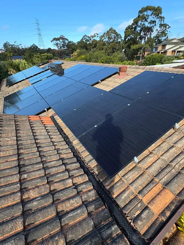 Home solar power system upgrade.
