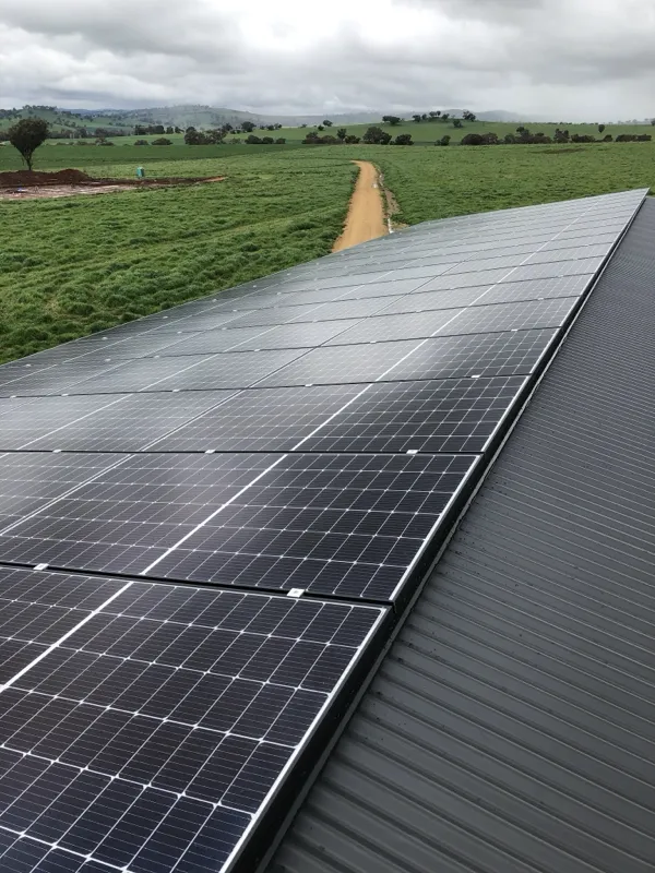 Rural solar power system by SPS Solar + Water.