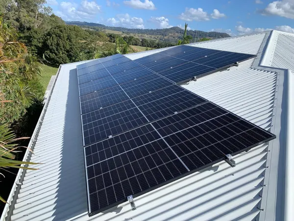 10.4kW home solar power system installation at Mullumbimby.