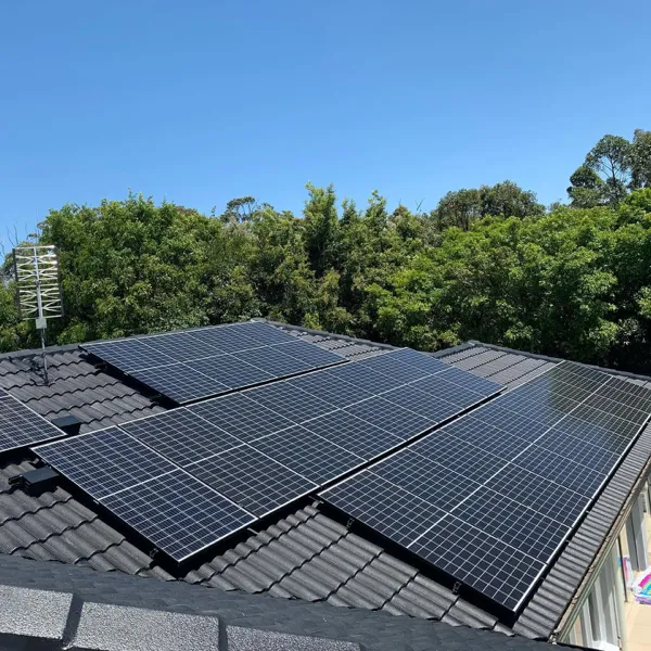 Solar panel installation on the Gold Coast.