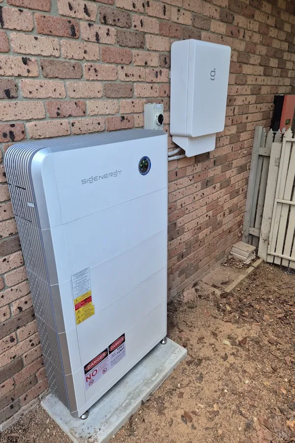 Sigenergy home battery system installation.