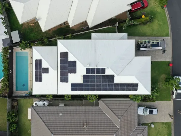 Solar power system by Sunlogics.
