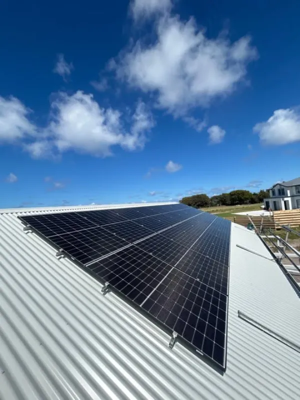 Home solar panels.