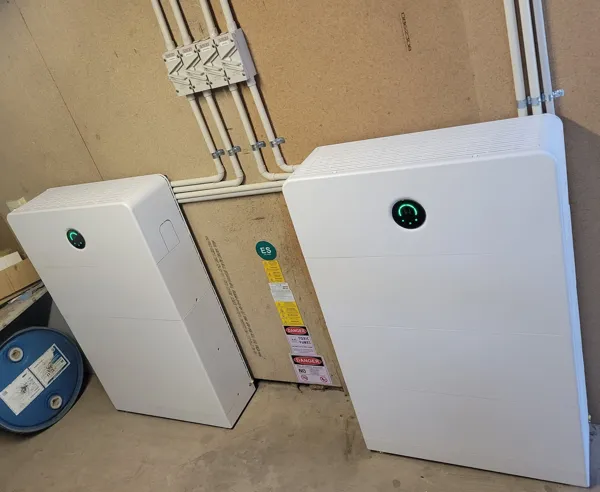 2 GoodWe GW9.999K-EHA-G20 battery storage systems.