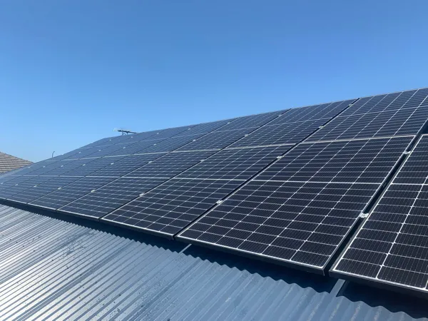 Solar panel installation by Tesla Electrical and Solar.
