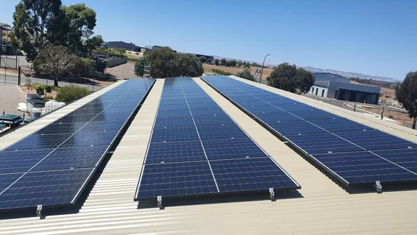 Solar panel installation by Town and Country Solar.