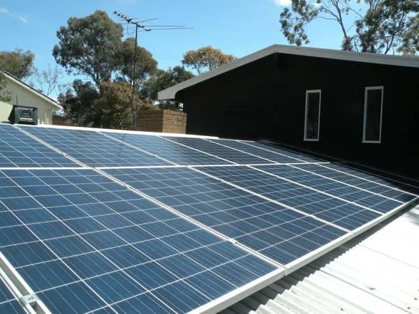 Solar panel installation by Trione Energy.