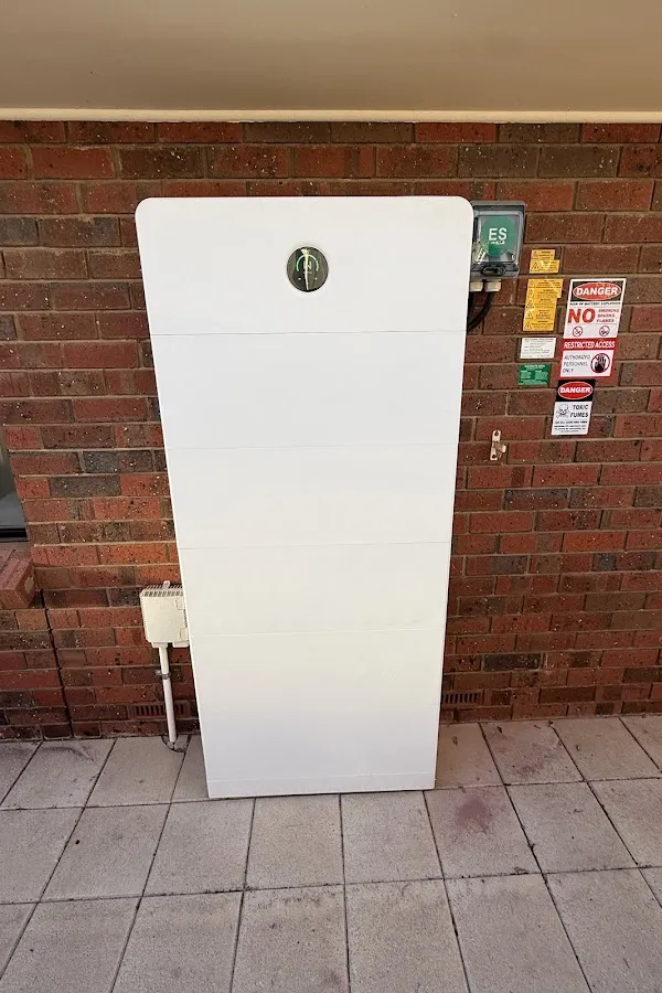 Home battery storage system.
