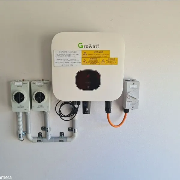 Growatt solar inverter image from Wizo Solar and Electrical's Facebook page.