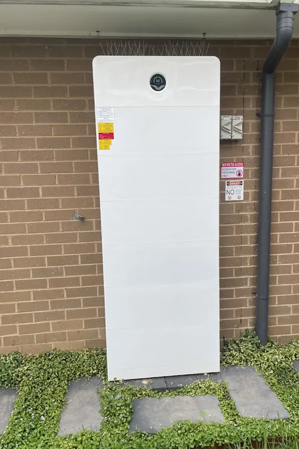 Home battery energy storage system.