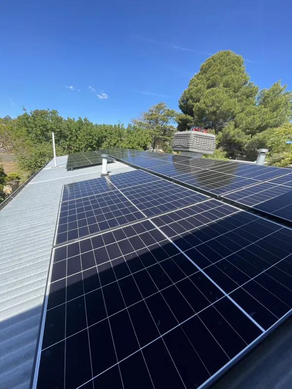 Solar panel installation completed in Cowra.